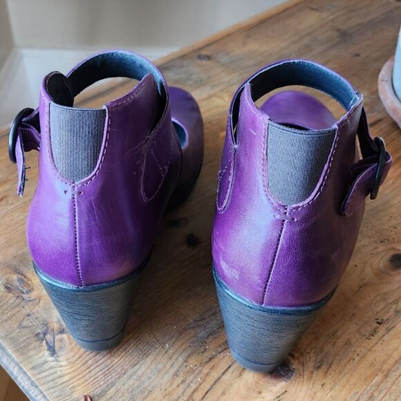 Dansko clogs in purple leather - Picture 4 of 4